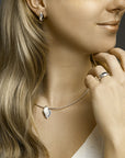 Zilver Gerhodineerd Oorknoppen Zirkonia Poli/Mat 1332830 - PansiteNederland.nl