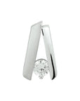 zilver gerhodineerd hanger zirkonia poli/mat 1332905 - PansiteNederland.nl
