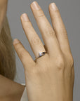 Gerhodineerd Zilver Ring Met Zirkonia Poli/Mat 1332907 - PansiteNederland.nl