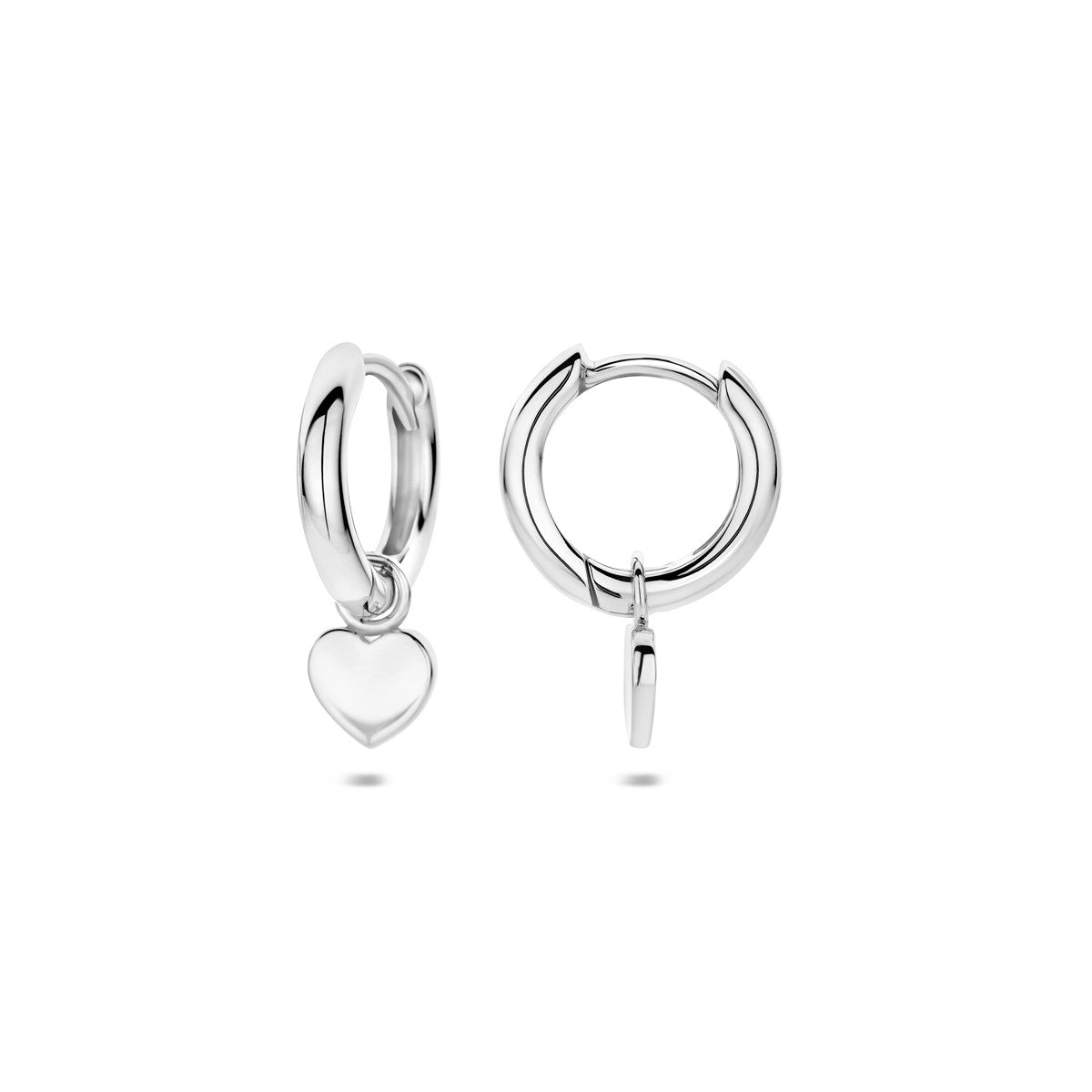 Kinderoorringen hart gerhodineerd zilver 5,5 x 5,5 mm – 1333084