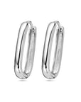 Zilver Gerhodineerd Klapoorringen Paperclip 1333188 - PansiteNederland.nl