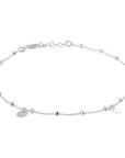Zilver gerhodineerd enkelbandje rondjes 24 + 2 cm 1333296, exclusief en kwalitatief hoogwaardig. Ontdek nu!