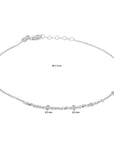 Enkelbandje 1,1 mm 24 + 2 cm - PSN1333301