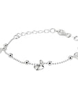 Zilver Gerhodineerd Armband Hart 13 + 3 Cm 1333307 - PansiteNederland.nl