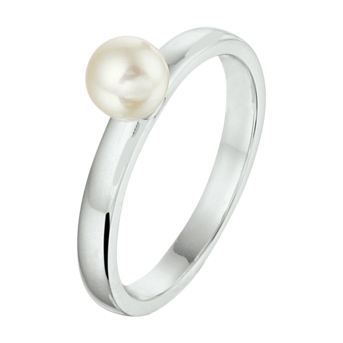 Gerhodineerd Zilver Ring Parel 1333337 - PansiteNederland.nl