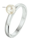 Gerhodineerd Zilver Ring Parel 1333337 - PansiteNederland.nl