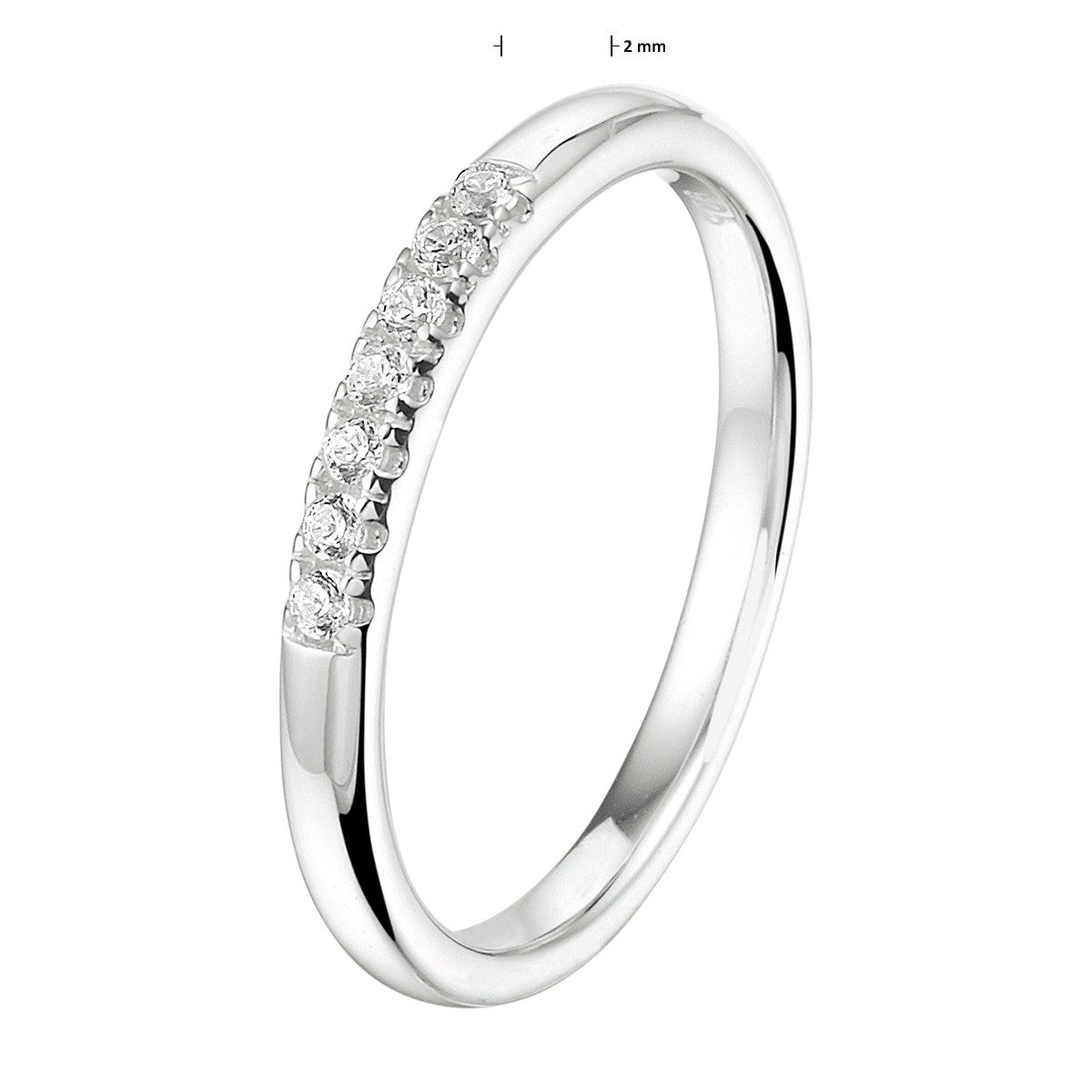 Zilveren ring zirkonia 1333360 - PansiteNederland.nl