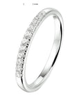 Gerhodineerd Zilver Ring Met Zirkonia 1333365 - PansiteNederland.nl