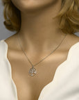 zilver gerhodineerd hanger levensboom zirkonia 1333433 - PansiteNederland.nl