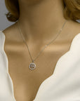 zilver gerhodineerd hanger levensboom zirkonia 1333435 - PansiteNederland.nl