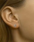 Zilver Gerhodineerd Oorknoppen Paperclip 1333526 - PansiteNederland.nl
