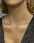 zilver gerhodineerd collier zirkonia 41 + 4 cm 1333531 - PansiteNederland.nl