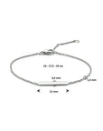 Zilver Gerhodineerd Graveerarmband Plaat 4,0 Mm 16 - 17,5 - 19 Cm 1333603