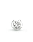zilver gerhodineerd hanger zirkonia 1333621 - PansiteNederland.nl