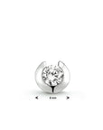 zilver gerhodineerd hanger zirkonia 1333621 - PansiteNederland.nl