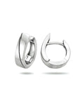 Zilver Gerhodineerd Klapoorringen Poli/Mat 1333622 - PansiteNederland.nl
