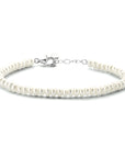 Zilver Gerhodineerd Armband Parel 4,0 Mm 16 + 3 Cm 1333623 - PansiteNederland.nl