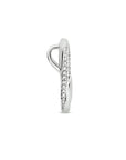 zilver gerhodineerd hanger rond zirkonia 1333627 - PansiteNederland.nl
