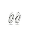 Zilver Gerhodineerd Klapoorringen Poli/Mat 1333638 - PansiteNederland.nl