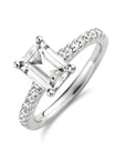 Gerhodineerd Zilver Ring Met Zirkonia 1333654 - PansiteNederland.nl