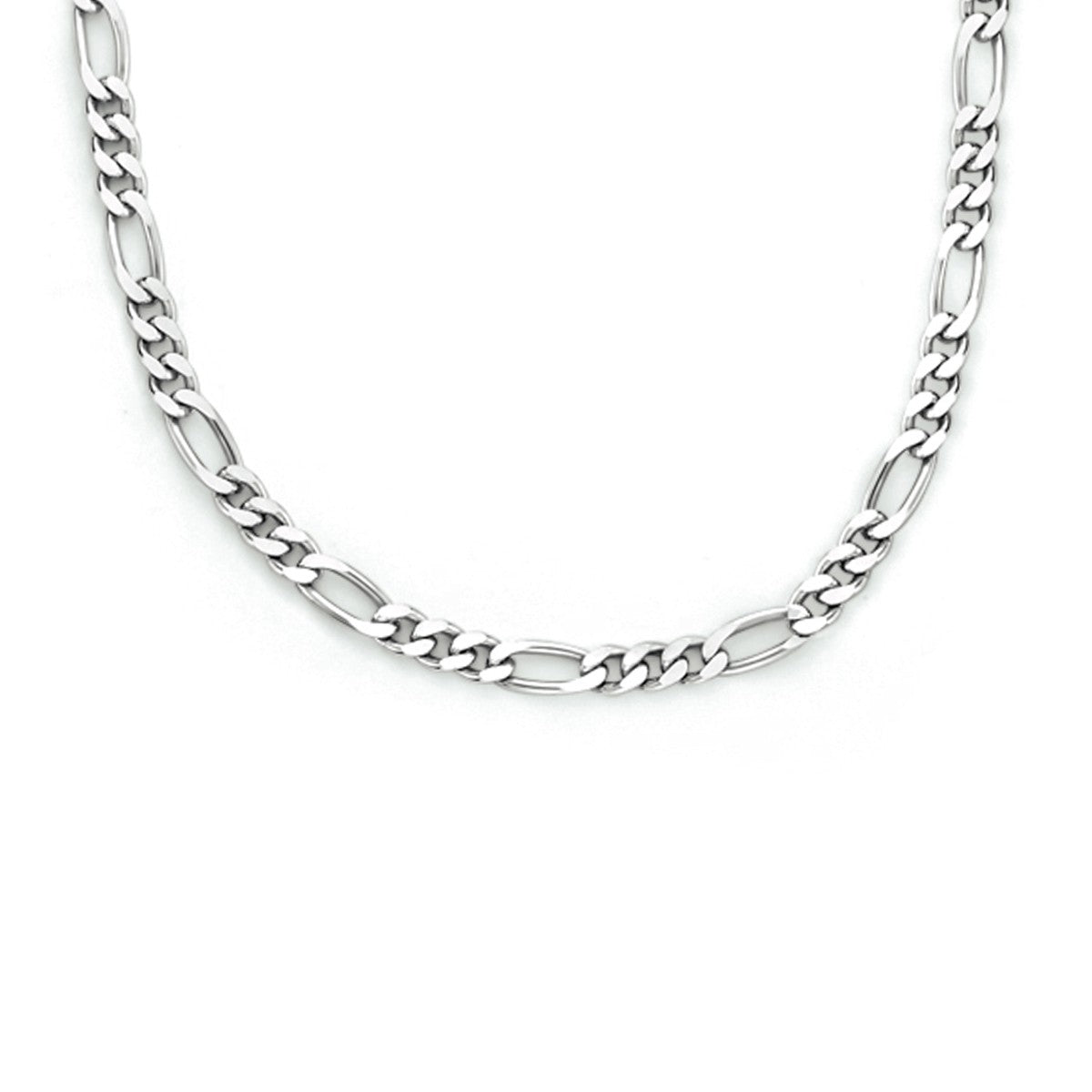 Zilver Gerhodineerd Collier Figaro 2,2 mm 1333675 - PansiteNederland.nl