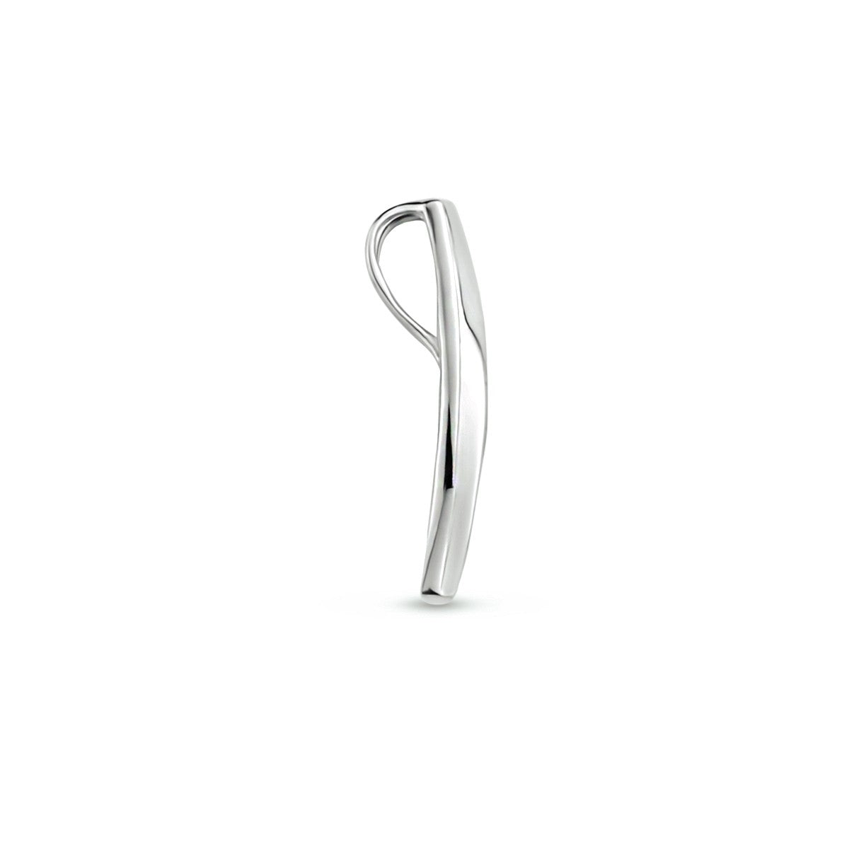zilver gerhodineerd hanger zirkonia 1333733 - PansiteNederland.nl