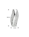 zilver gerhodineerd hanger zirkonia 1333733 - PansiteNederland.nl
