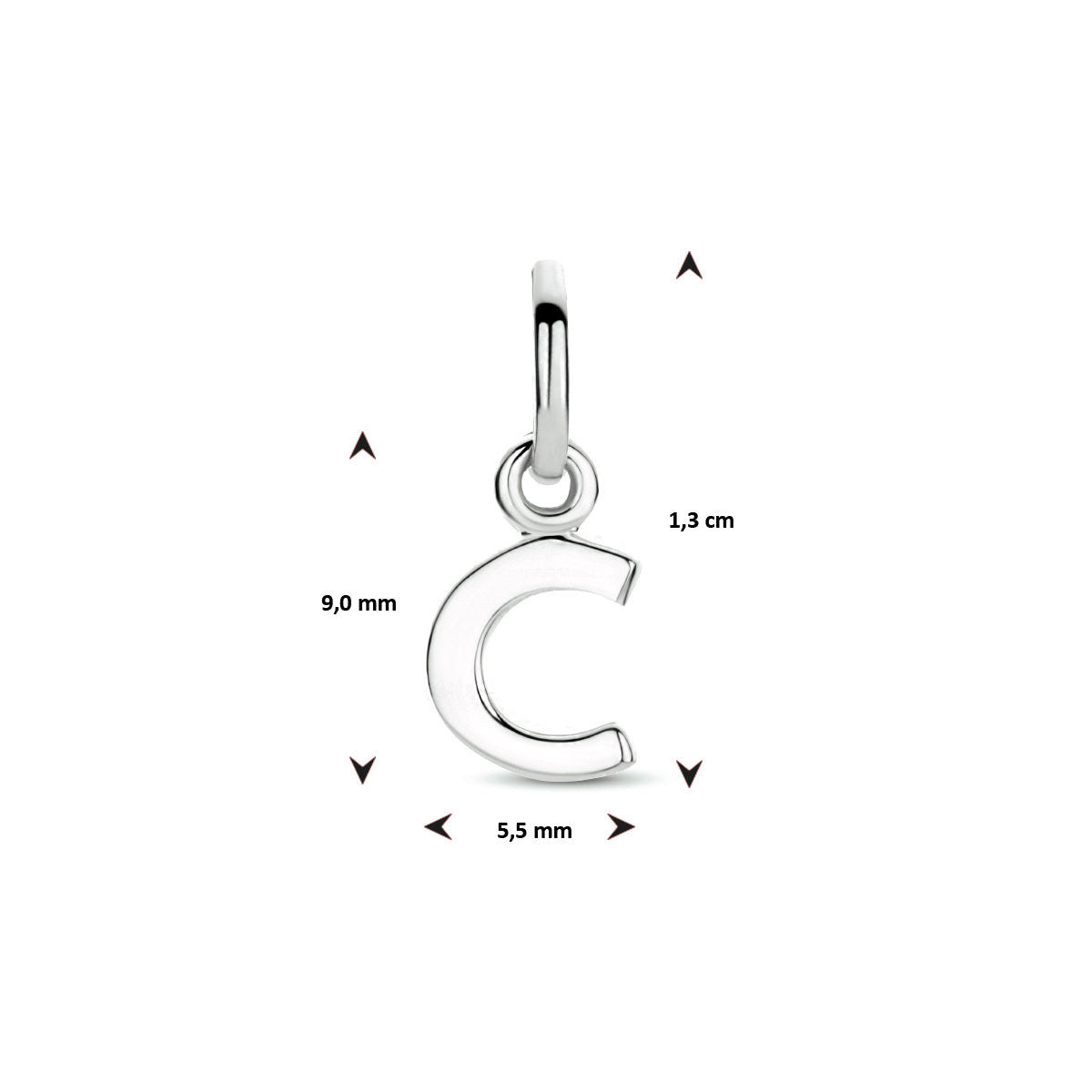 Hanger letter C zilver #Letter_C
