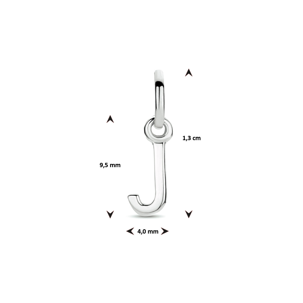 Hanger letter J zilver #Letter_J
