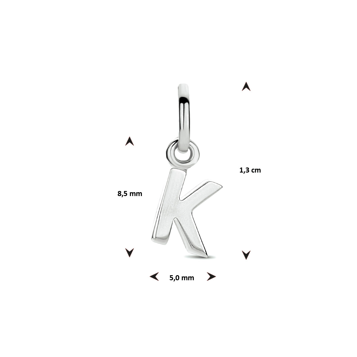 Hanger letter K zilver #Letter_K