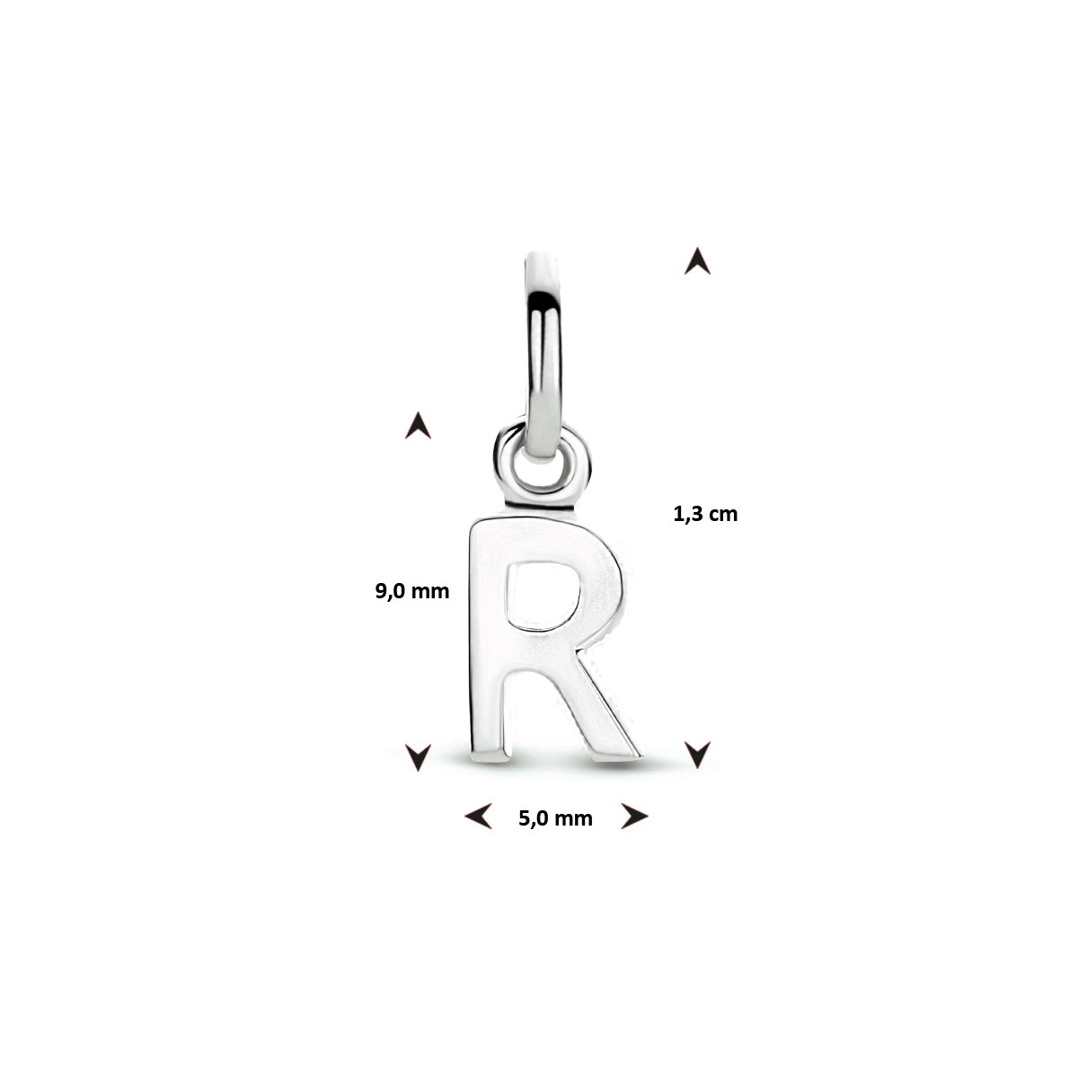 Hanger letter R zilver #Letter_R