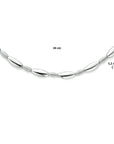 zilver gerhodineerd collier 5,2 mm 43 cm poli/mat 1333840 - PansiteNederland.nl