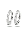 Zilver Gerhodineerd Klapoorringen Zirkonia 1333863 - PansiteNederland.nl