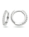 Zilver Gerhodineerd Klapoorringen Zirkonia 1333863 - PansiteNederland.nl