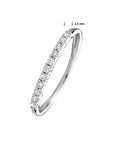Gerhodineerd Zilver Aanschuifring Met Zirkonia 1333864 - PansiteNederland.nl