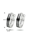 Zilver Gerhodineerd Klapoorringen 1333890 - PansiteNederland.nl
