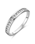 Gerhodineerd Zilver Ring Met Zirkonia 1333891 - PansiteNederland.nl