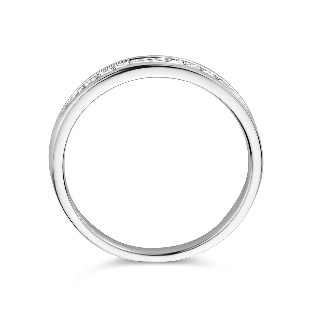 Gerhodineerd Zilver Ring Met Zirkonia 1333891 - PansiteNederland.nl