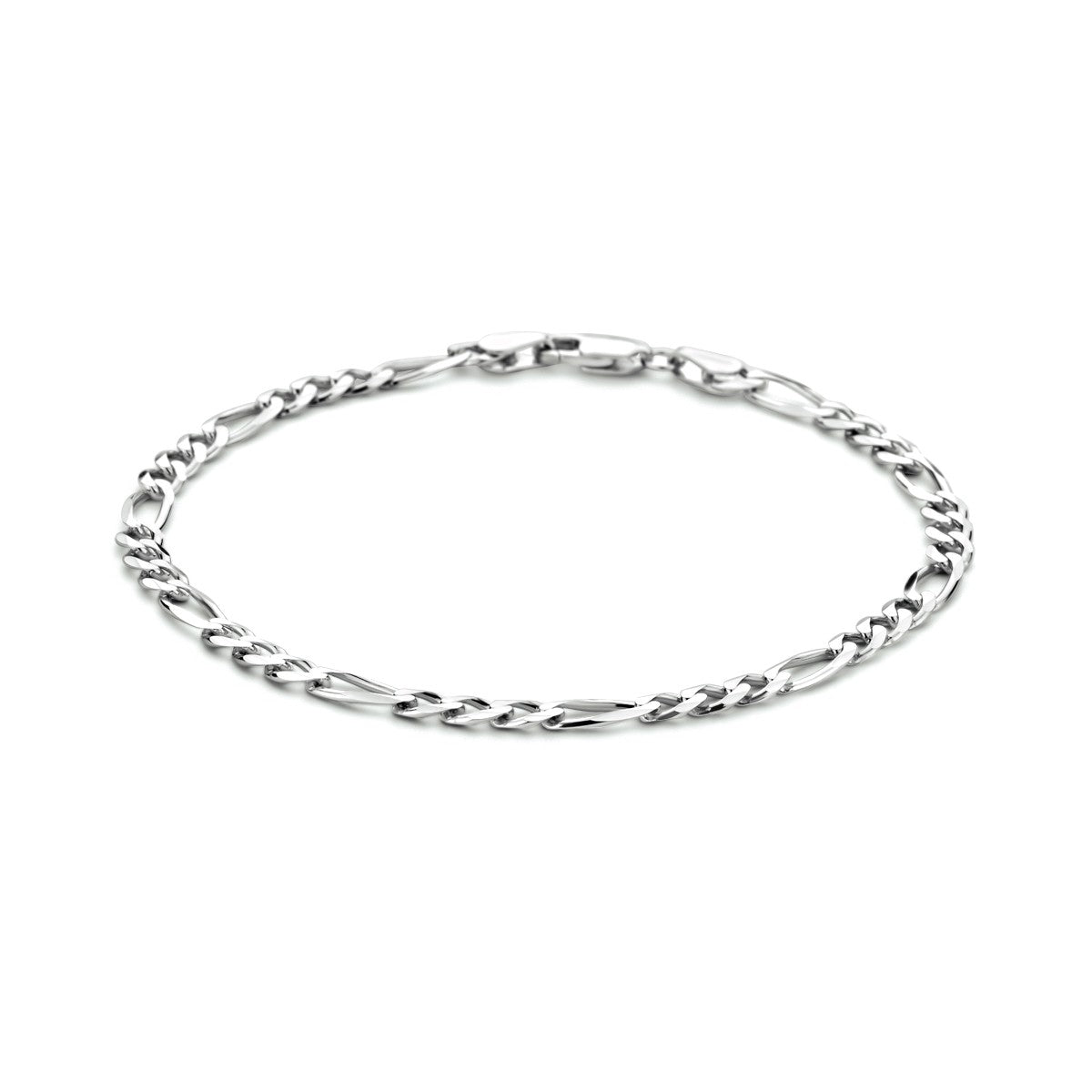 Zilver Gerhodineerd Armband Figaro 4,0 Mm 20 Cm 1333898 - PansiteNederland.nl