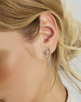 Zilver Gerhodineerd Oorhangers Paperclip 1333917 - PansiteNederland.nl