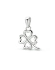 zilver gerhodineerd hanger klaver 1333965 - PansiteNederland.nl