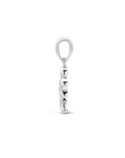 zilver gerhodineerd hanger klaver 1333965 - PansiteNederland.nl