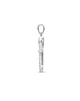 zilver gerhodineerd hanger sleutel zirkonia 1333975 - PansiteNederland.nl