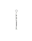 zilver gerhodineerd hanger sleutel zirkonia 1333978 - PansiteNederland.nl