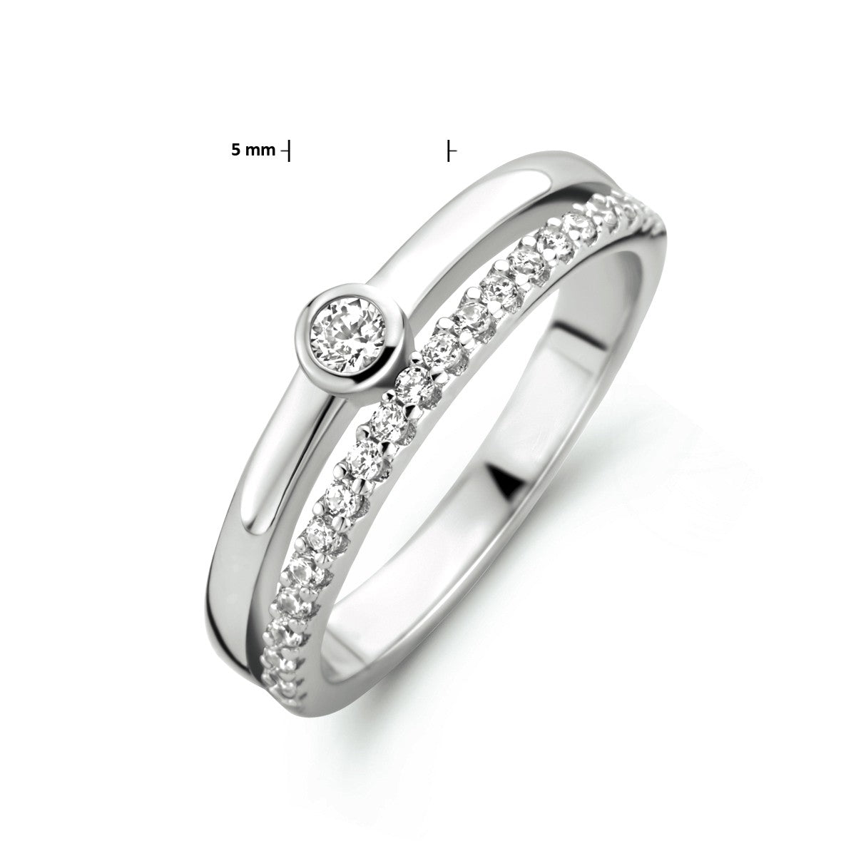 Zilveren ring zirkonia | 1333988 - PansiteNederland.nl