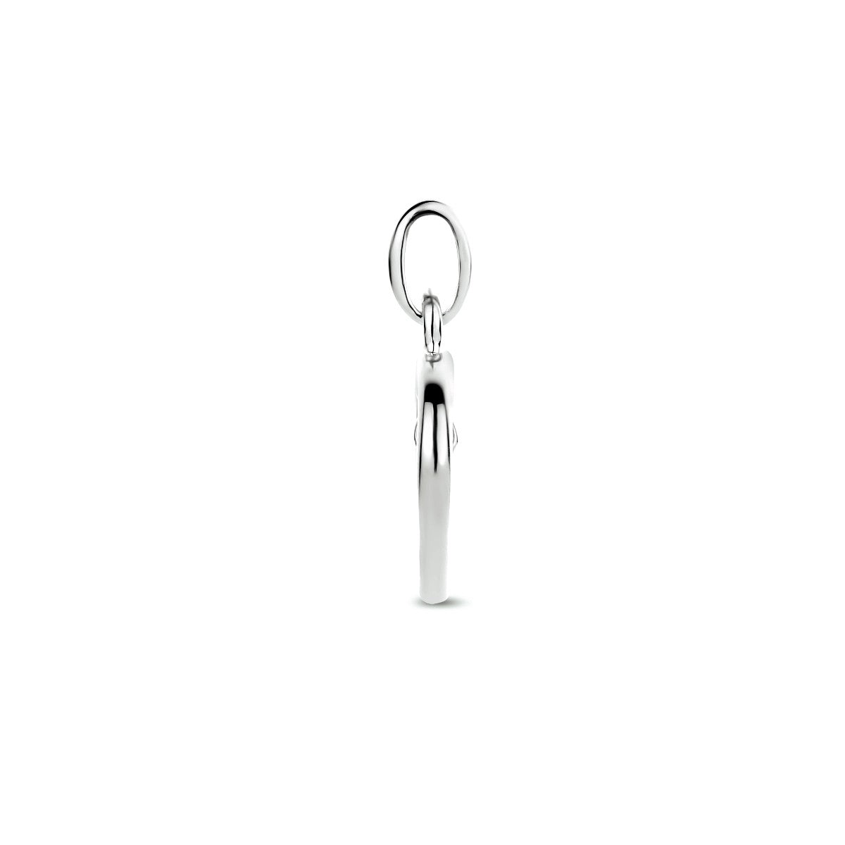 zilver gerhodineerd hanger hart zirkonia 1334113 - PansiteNederland.nl