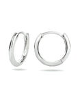 Zilver Gerhodineerd Klapoorringen Half Rond 1334140 - PansiteNederland.nl