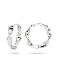 Zilver Gerhodineerd Klapoorringen Gedraaid 1334141 - PansiteNederland.nl