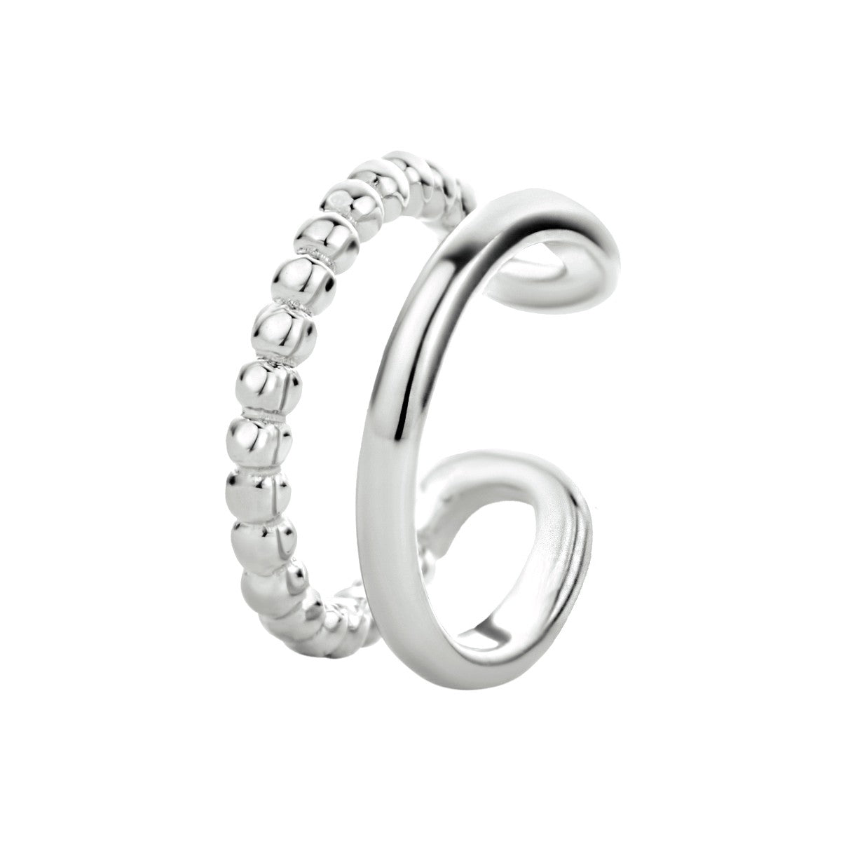 Zilver Gerhodineerd Earcuff 1334221 - PansiteNederland.nl