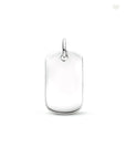 zilver gerhodineerd graveerhanger 1334228 - PansiteNederland.nl